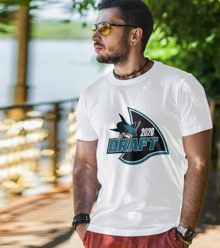 San Jose Sharks 2026 Draft Macklin Celebrini #71 T-Shirt
