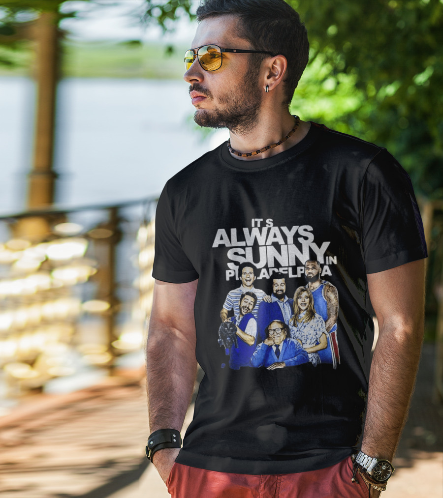 It's Always Sunny In Philadelphia LeBron James Philadelphia 76ers NBA Basketball 2026 T-Shirt