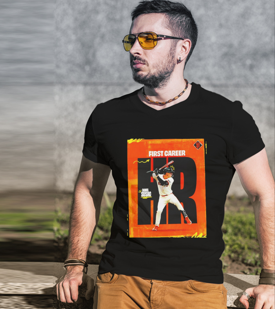 Daniel Susac First Career HR San Francisco Giants T-Shirt