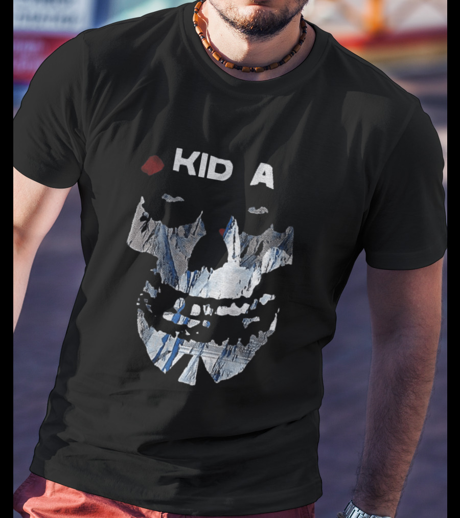 Kid A Fiend Skull Meme T-Shirt