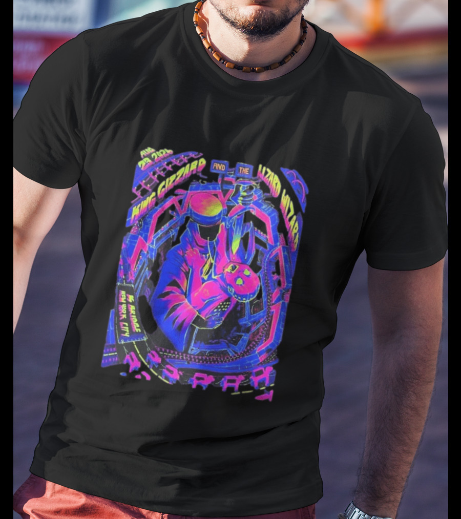 King Gizzard And The Lizard Wizard August 23 2026 New York City Concert Under The K Bridge Park T-Shirt
