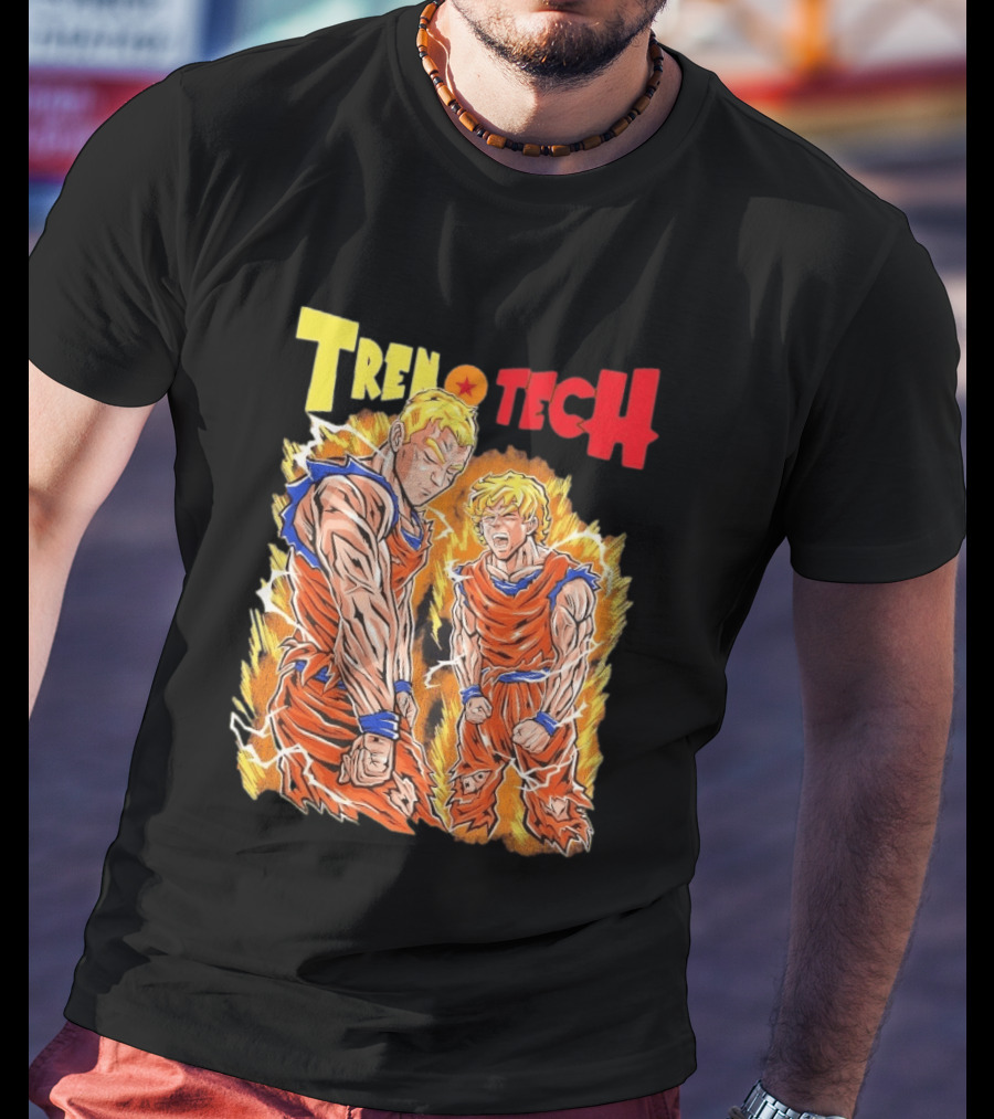 Ghost Racing Dragonball Trentech Fusion Goku Transformation T-Shirt