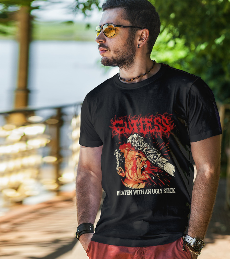 Gutless Beaten With An Ugly Stick Bloody T-Shirt
