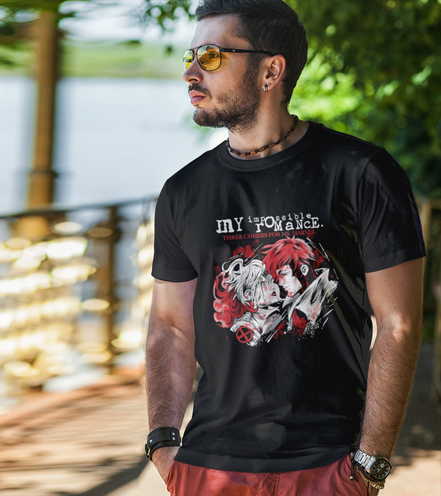 MY Impossible Romance Three Cheers For Ms Marvel X Men T-Shirt