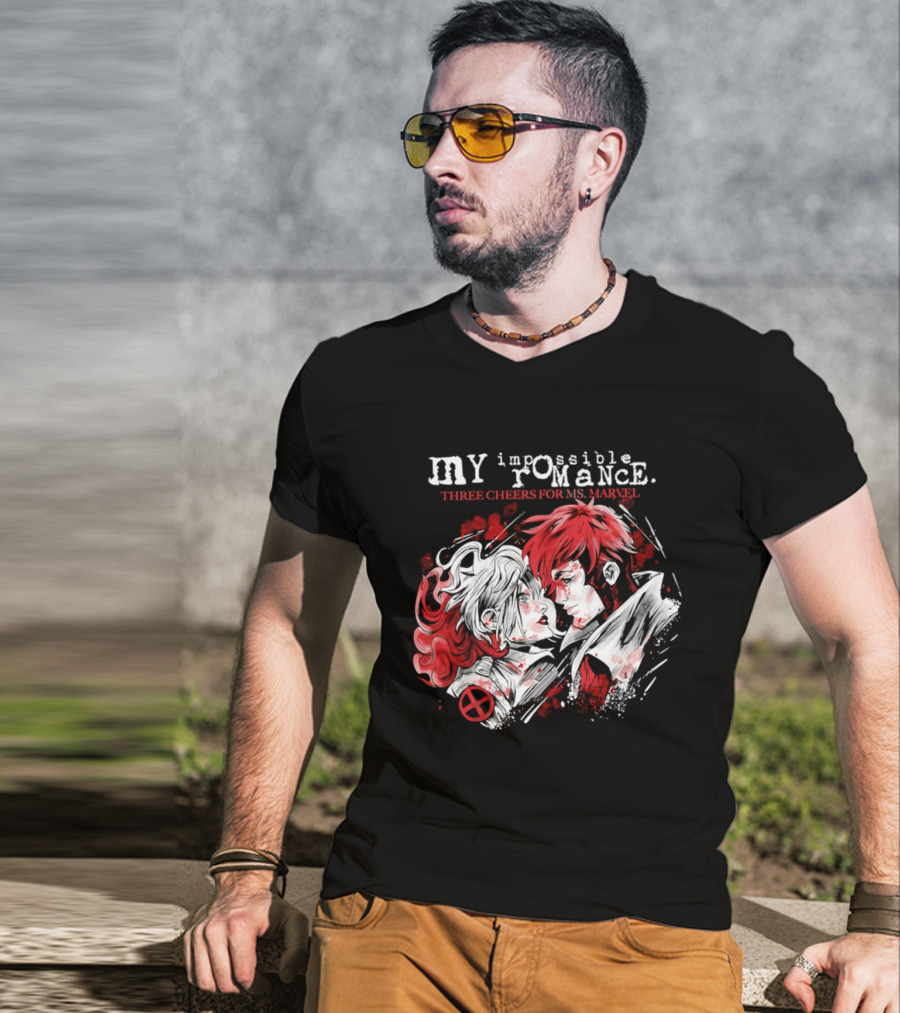 MY Impossible Romance Three Cheers For Ms Marvel X Men T-Shirt