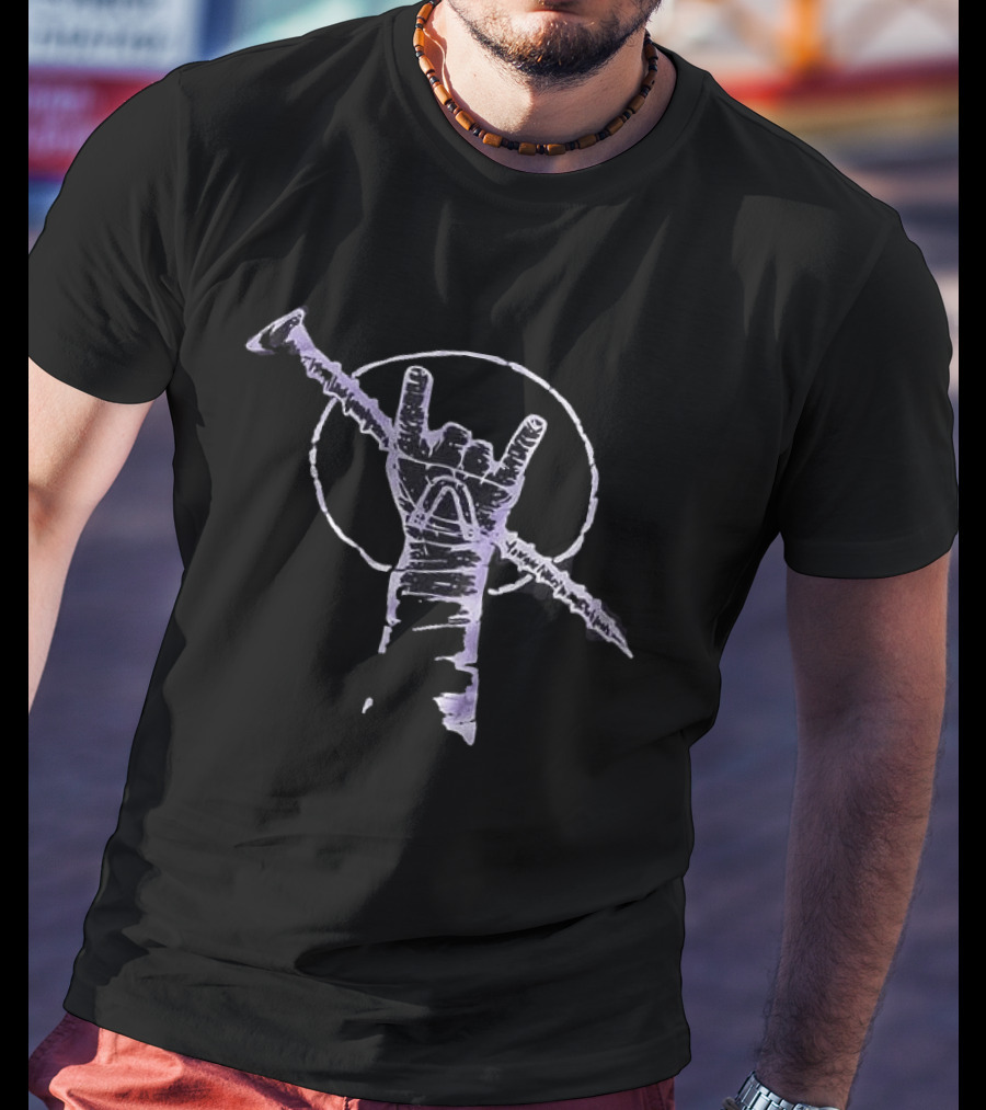 WWE Rock On Real Heels Live Forever Gesture T-Shirt