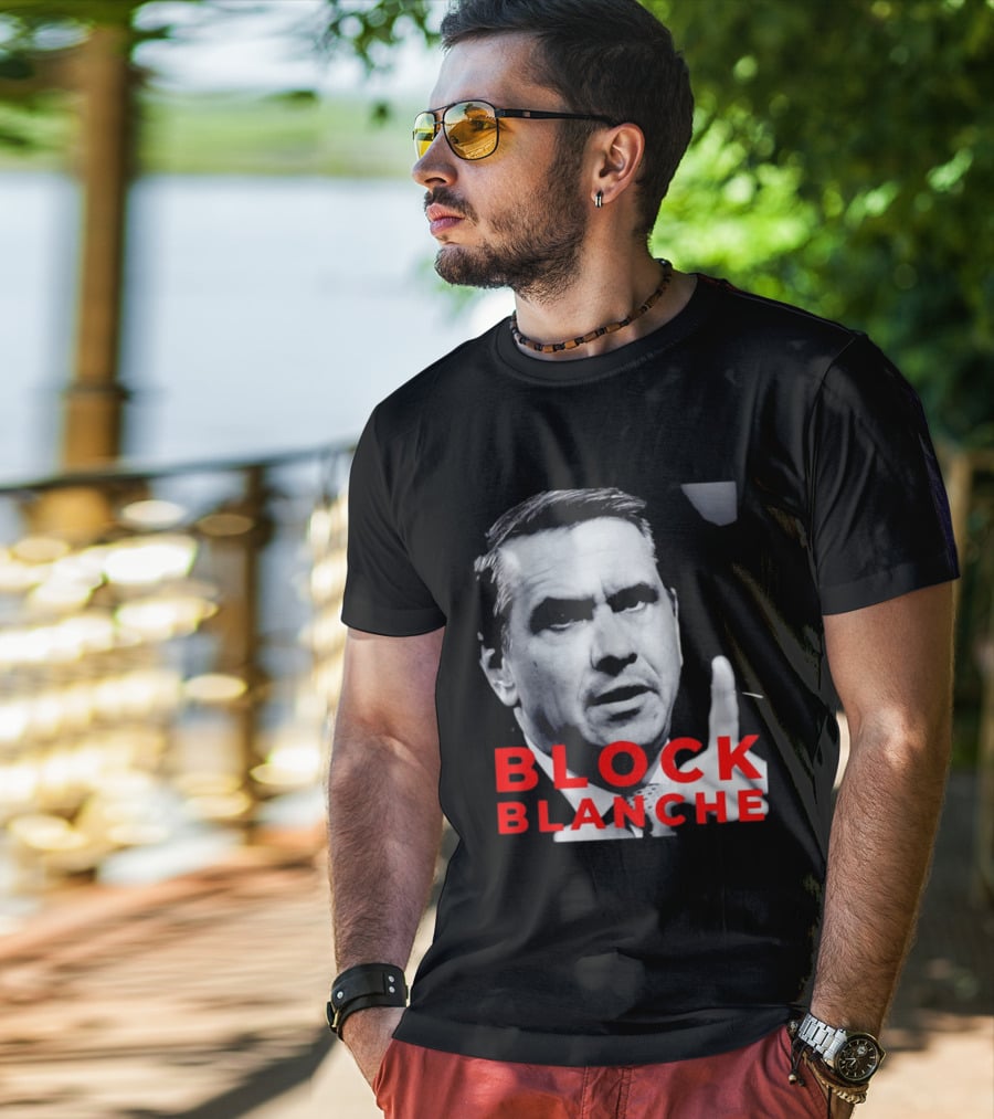 BLOCK BLANCHE Bloc Québécois Yves François Blanchet T-Shirt