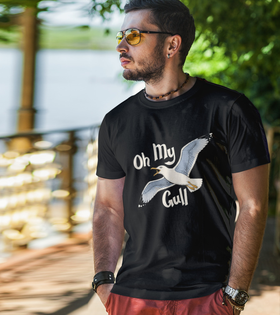 Oh My Gull Seagull Funny Bird T-Shirt
