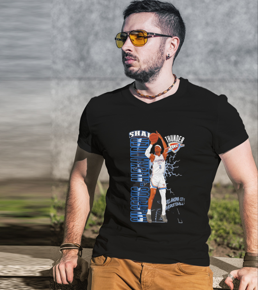 Shai Gilgeous Alexander Oklahoma City Thunder Basketball OKC T-Shirt