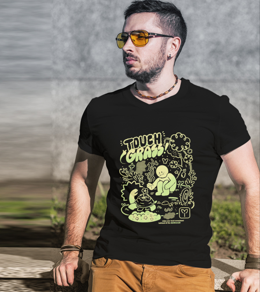 Touch Grass Befriend All The Detritivores Enjoy Your Local Ecosystem T-Shirt