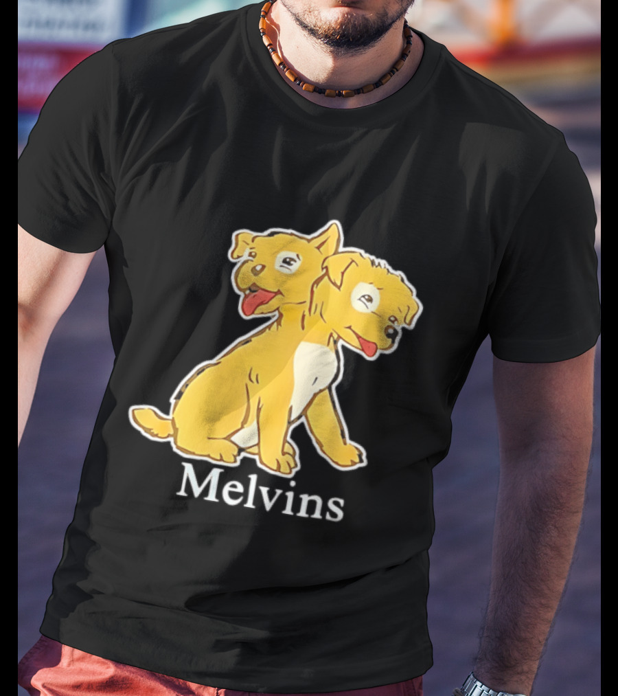 Melvins Two Headed Dog Cartoon T-Shirt