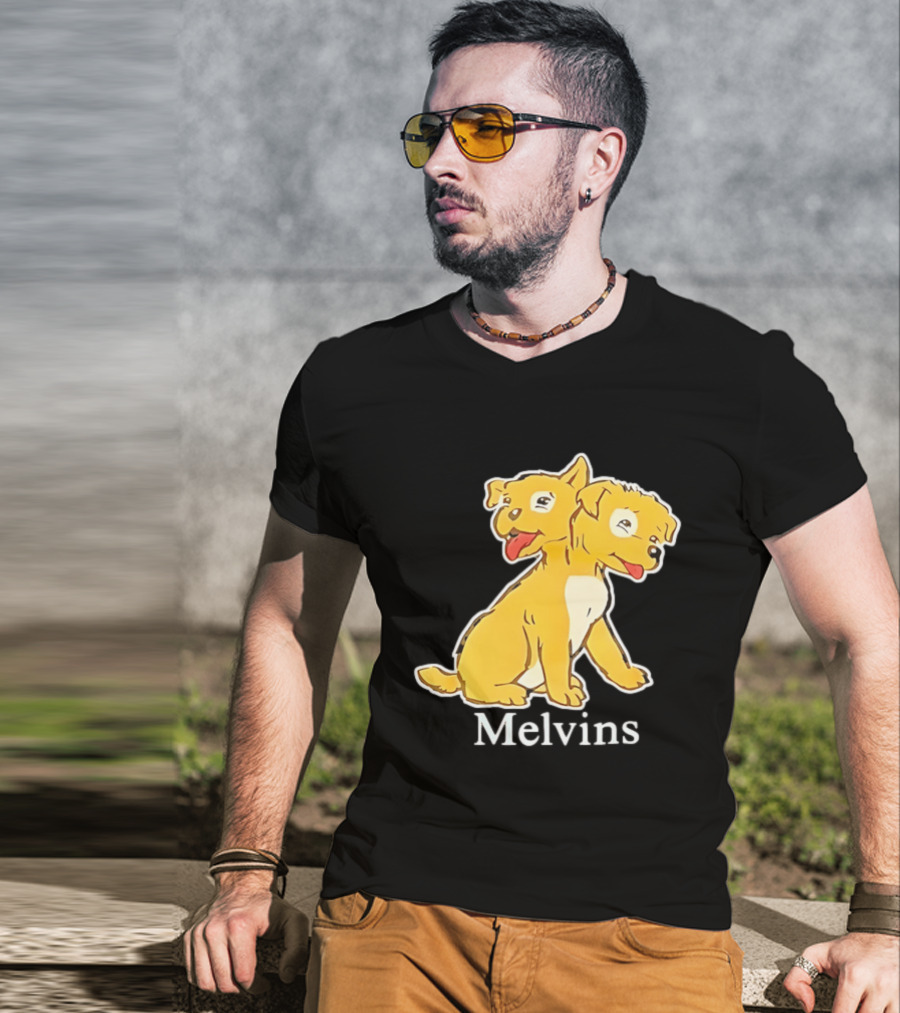 Melvins Two Headed Dog Cartoon T-Shirt