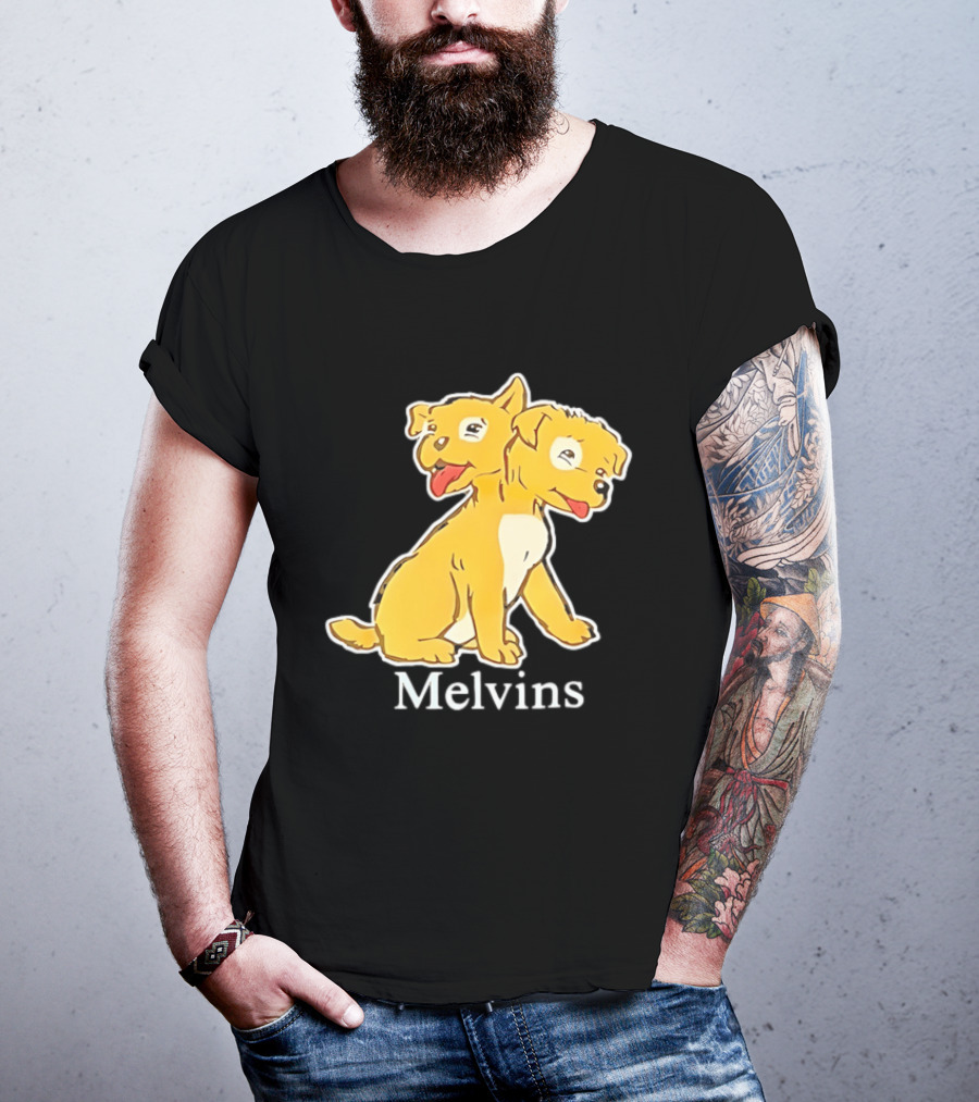 Melvins Two Headed Dog Cartoon T-Shirt