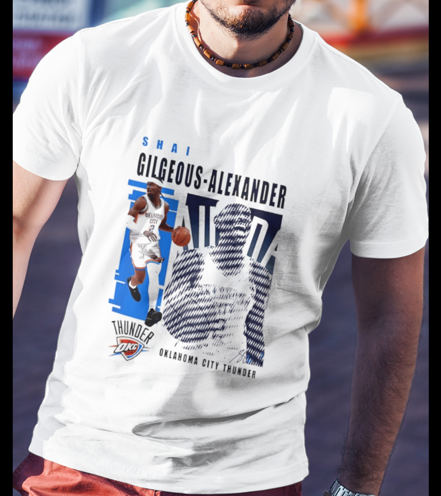 Shai Gilgeous Alexander Oklahoma City Thunder Basketball Highlights T-Shirt