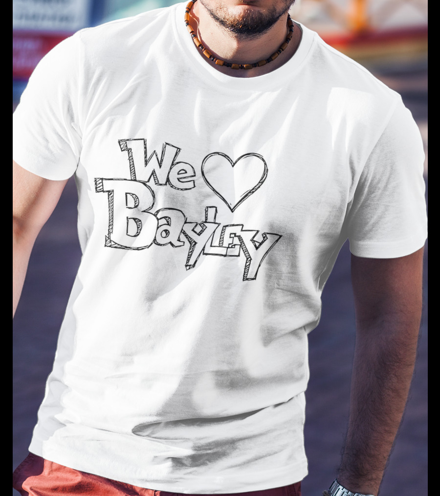 We Love Bayley Oklahoma Wildcatters Professional Bull Riders OKC Skyline T-Shirt