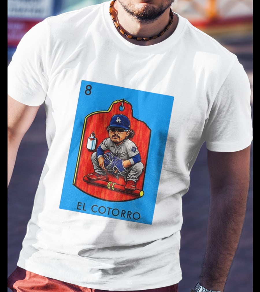 Joe Kelly Dodgers El Cotorro Loteria Card 8 T-Shirt