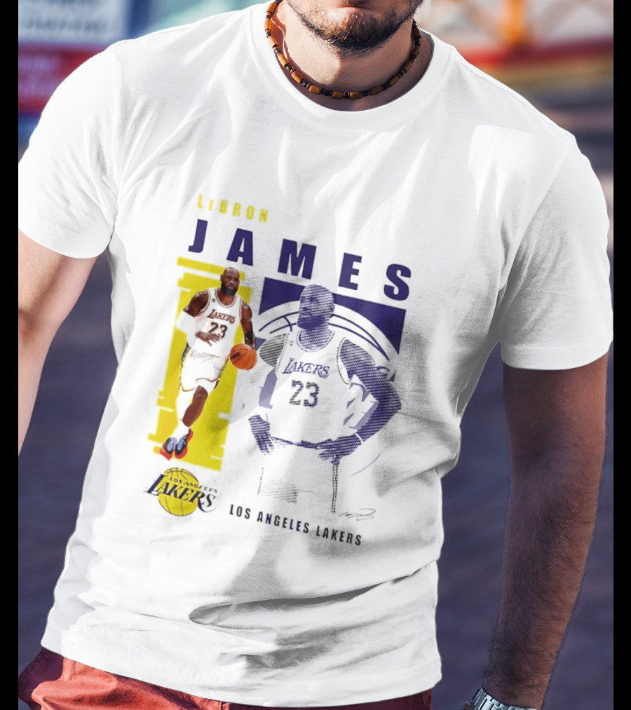 LeBron James Los Angeles Lakers Basketball Highlights 23 T-Shirt