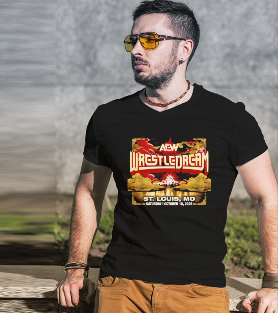 AEW WrestleDream October 18 2025 St Louis MO Event T-Shirt