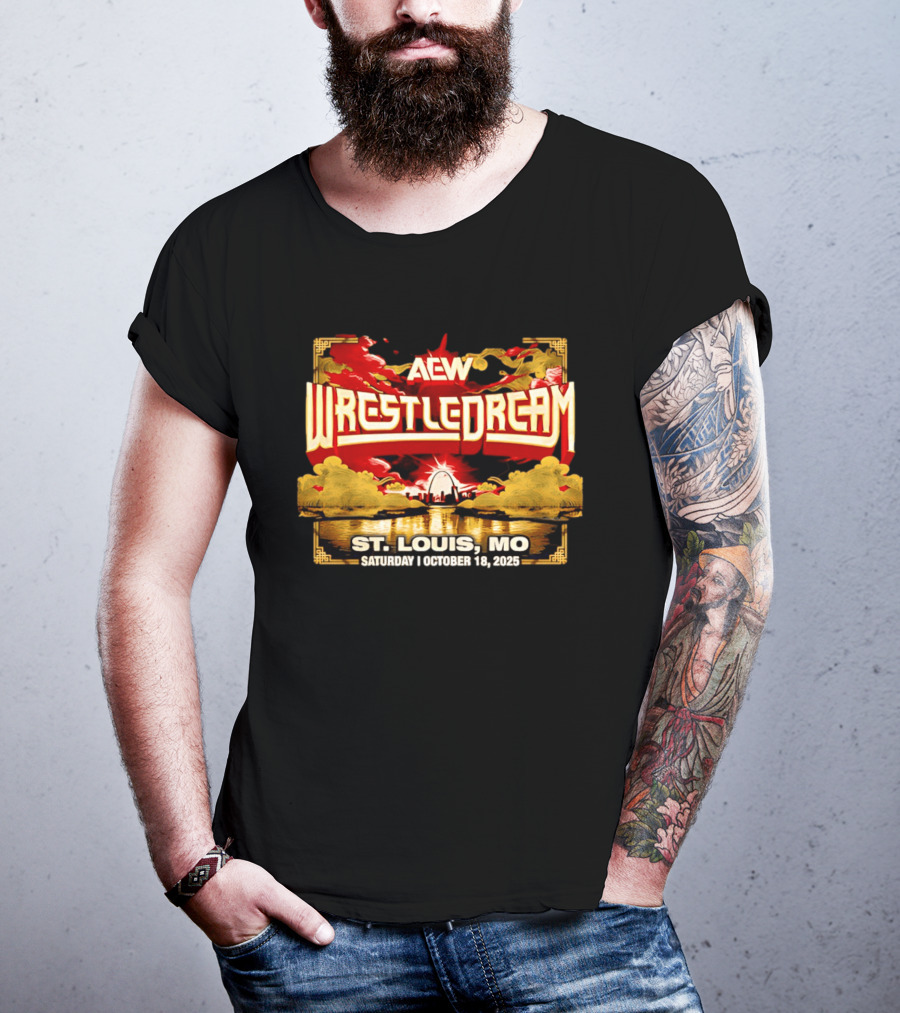 AEW WrestleDream October 18 2025 St Louis MO Event T-Shirt