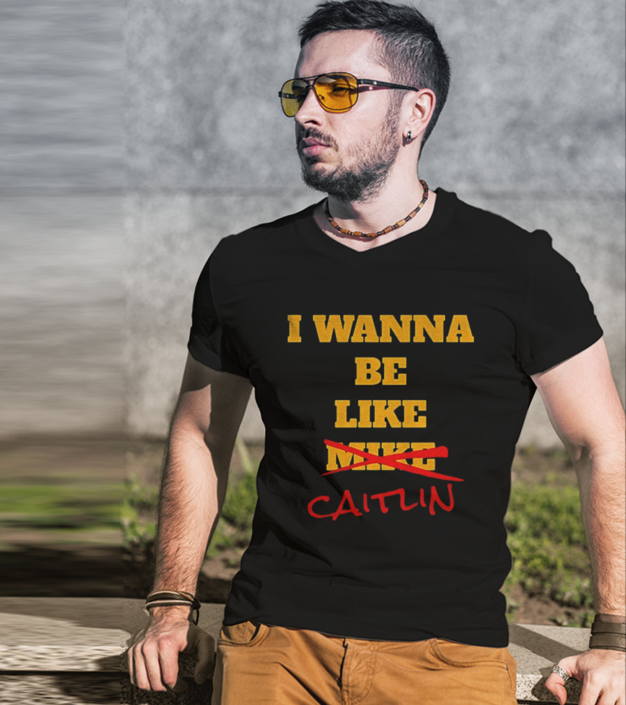 I Wanna Be Like Caitlin Clark Indiana Fever WNBA Basketball 2025 T-Shirt