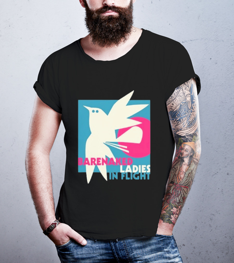 Barenaked Ladies In Flight Bird Tour 2024 Art Vintage Concert T-Shirt