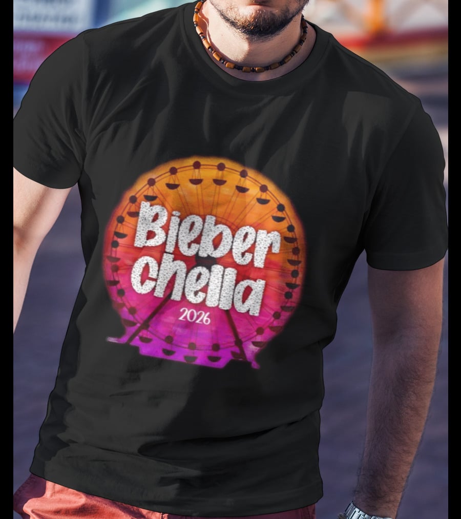 Bieberchella Coachella Ferris Wheel Summer Concert 2026 T-Shirt