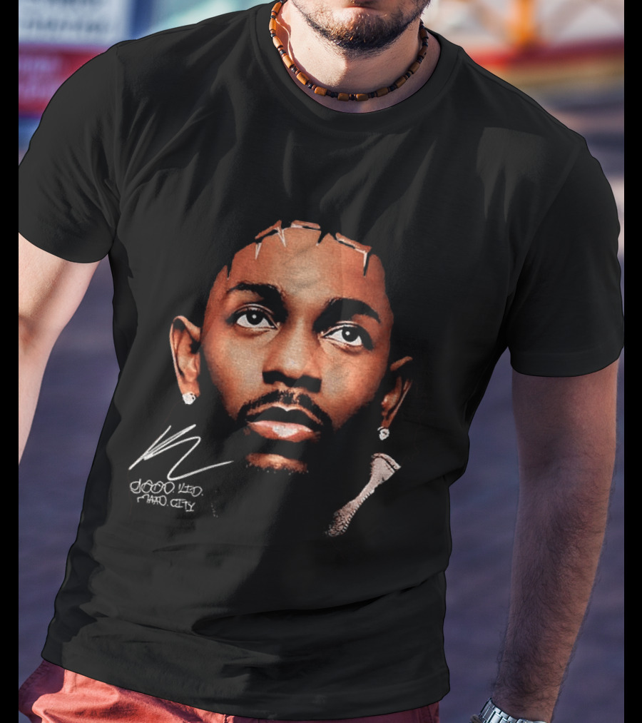 Kendrick Lamar Big Head Thorn Crown Good Kid M.A.A.D City T-Shirt
