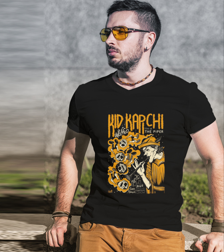 Kid Kapichi Unplugged Live The Piper July 19 20 2024 Semi Acoustic Hometown Show T-Shirt