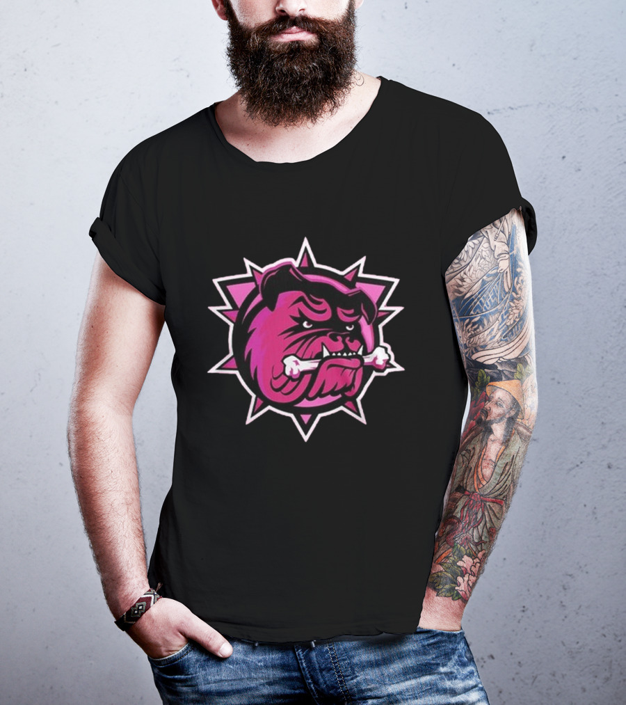 Brantford Bulldogs Pink In The Rink Night 2024 T-Shirt