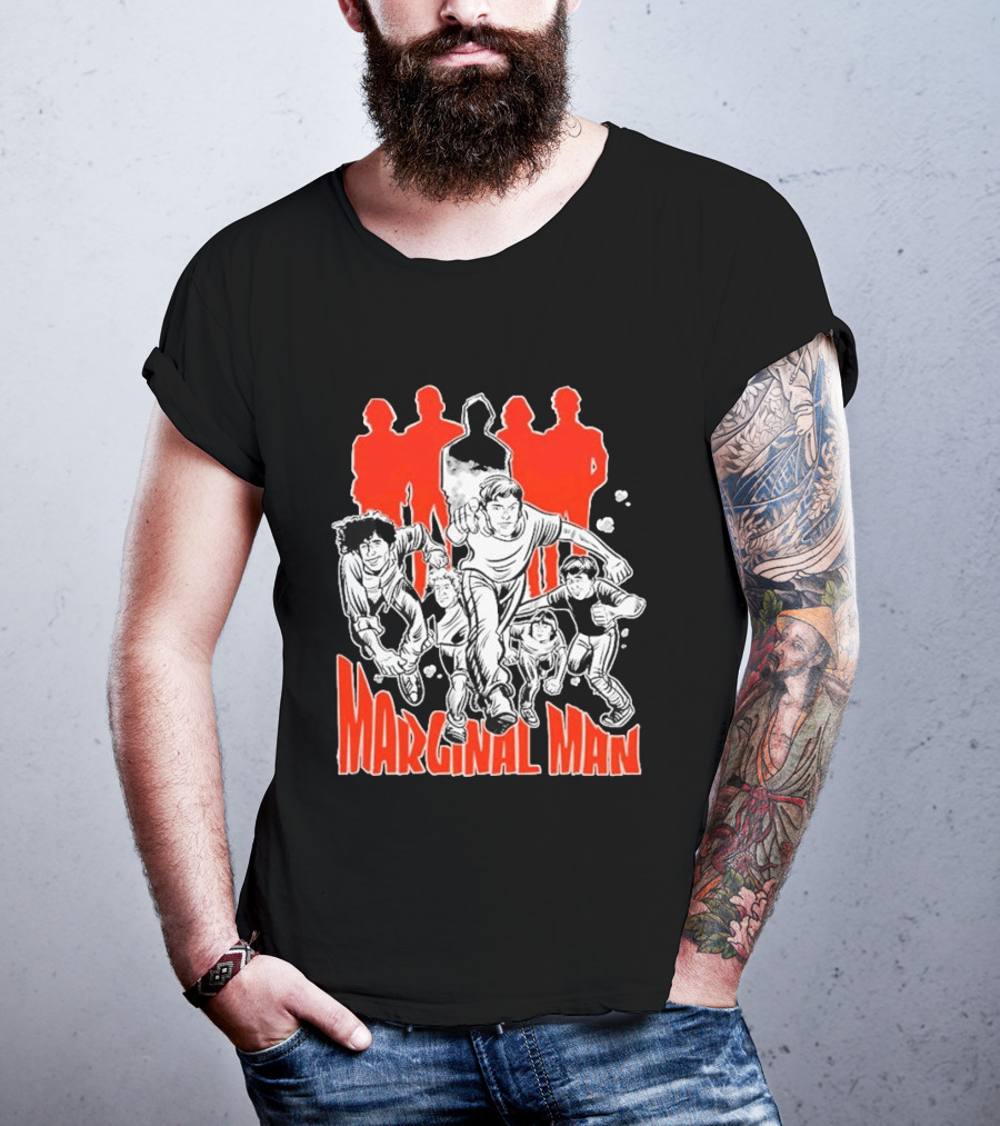 Marginal Man Identity Comic Style Group Of Characters T-Shirt