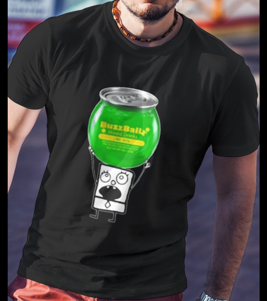 Doodlebob Lime Rita Buzzball Mixed Drinks T-Shirt