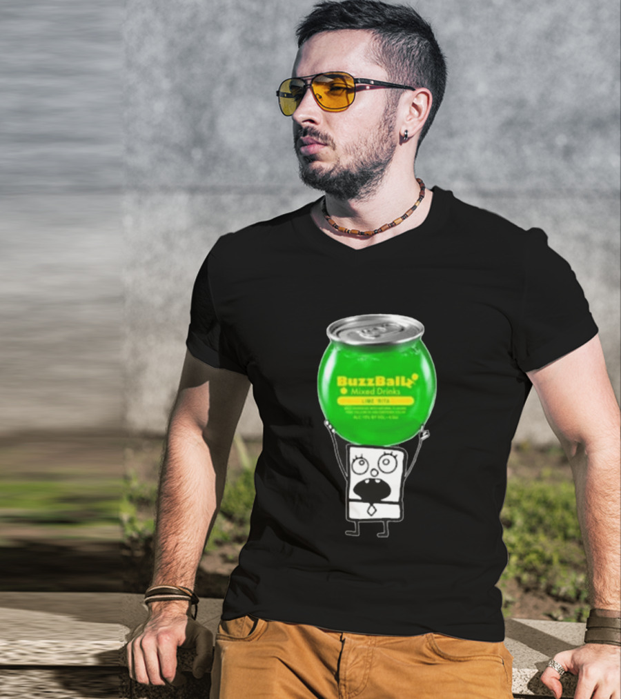 Doodlebob Lime Rita Buzzball Mixed Drinks T-Shirt