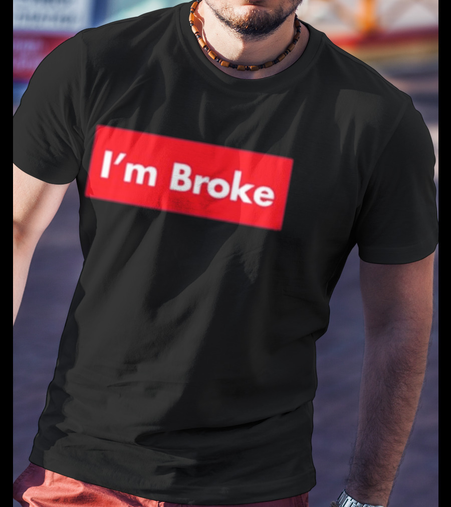 Terroriser I'm Broke Red Box T-Shirt