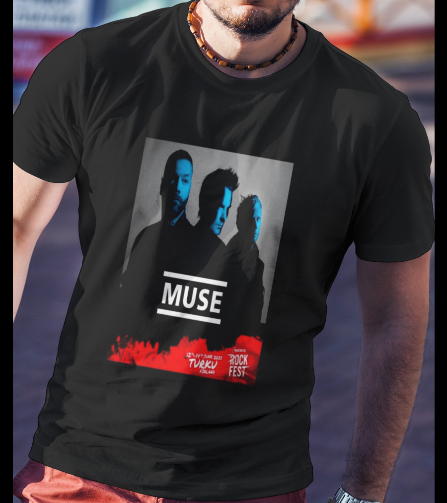Muse Rockfest Turku 12th 14th June 2025 Finland T-Shirt