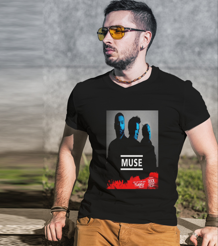 Muse Rockfest Turku 12th 14th June 2025 Finland T-Shirt