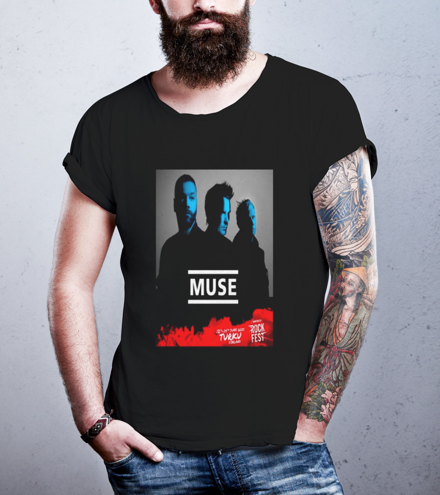 Muse Rockfest Turku 12th 14th June 2025 Finland T-Shirt