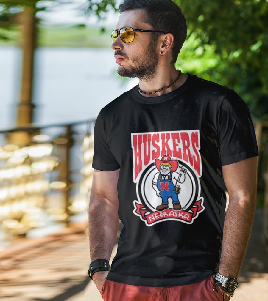Huskers Nebraska Cornhuskers Vintage Logo 2024 T-Shirt