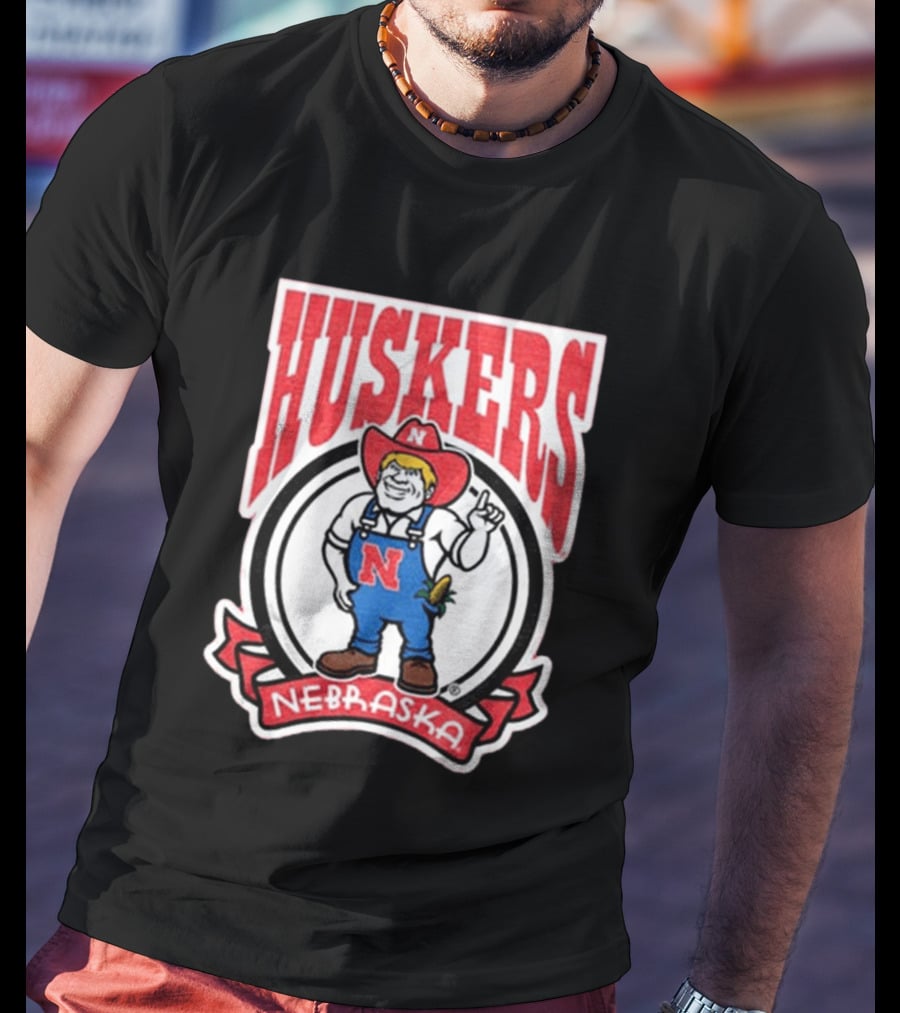 Huskers Nebraska Cornhuskers Vintage Logo 2024 T-Shirt