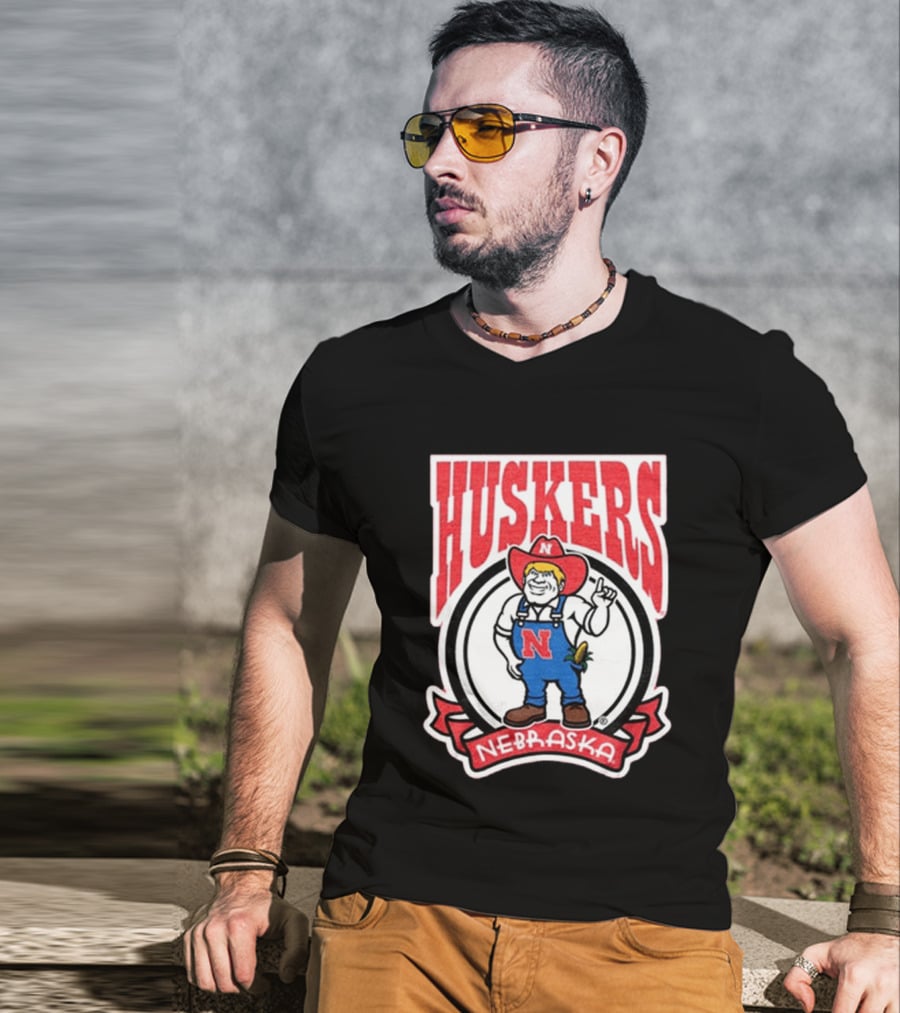 Huskers Nebraska Cornhuskers Vintage Logo 2024 T-Shirt