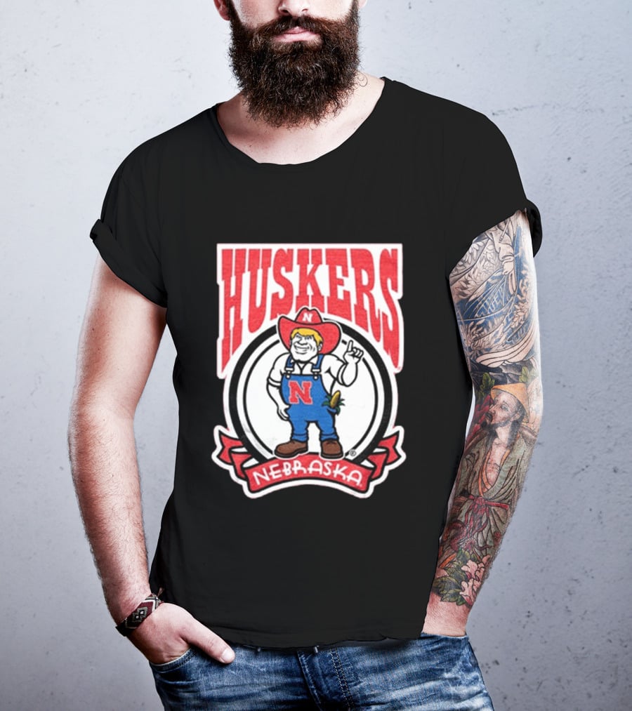 Huskers Nebraska Cornhuskers Vintage Logo 2024 T-Shirt