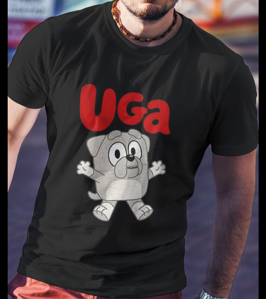 UGA Bulldogs Mascot Cartoon Graphic Game Day T-Shirt