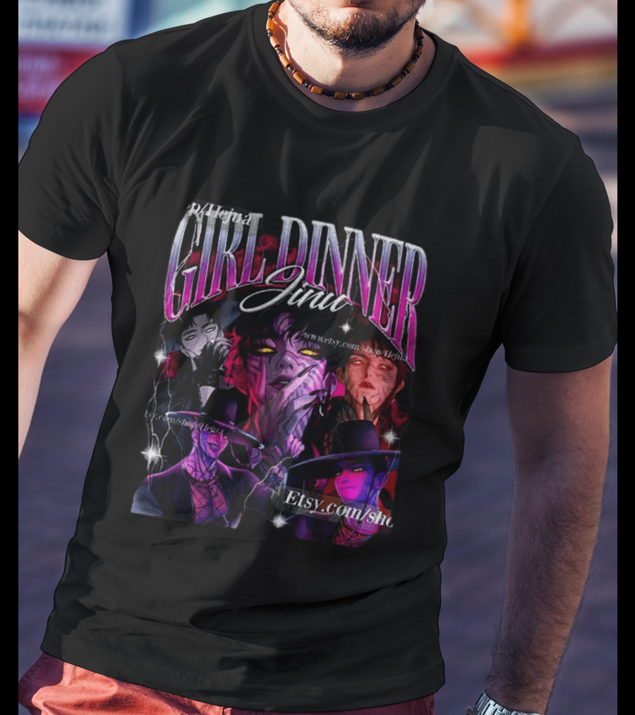 Girl Dinner Jinx Etsy Villain Crush Aesthetic T-Shirt