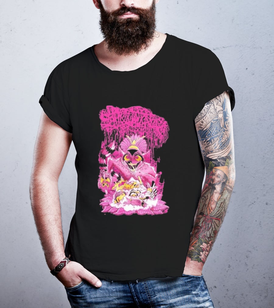 New Sanguisugabogg Pink Monster King Julian Purple T-Shirt