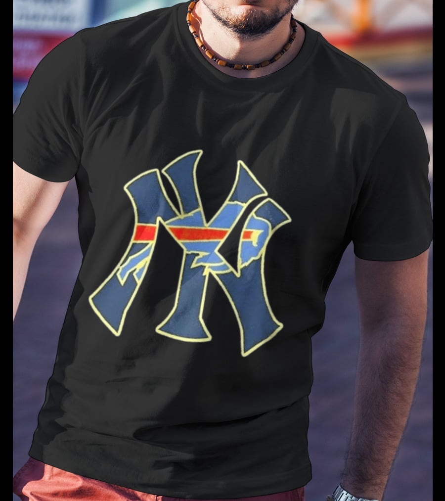 New York Yankees Buffalo Bills Collaboration T-Shirt