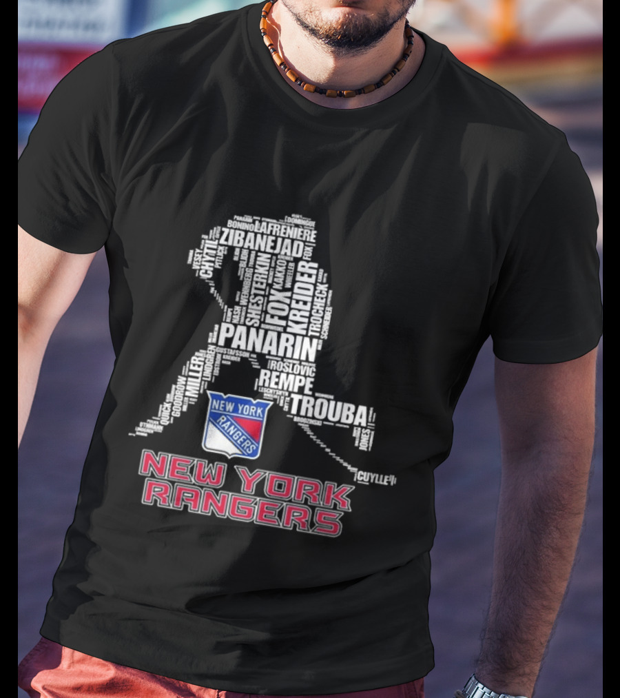 New York Rangers Hockey 2024 Panarin Trouba T-Shirt