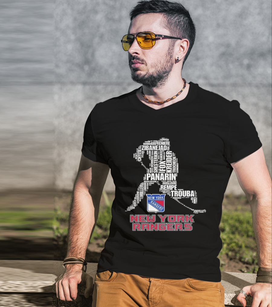 New York Rangers Hockey 2024 Panarin Trouba T-Shirt