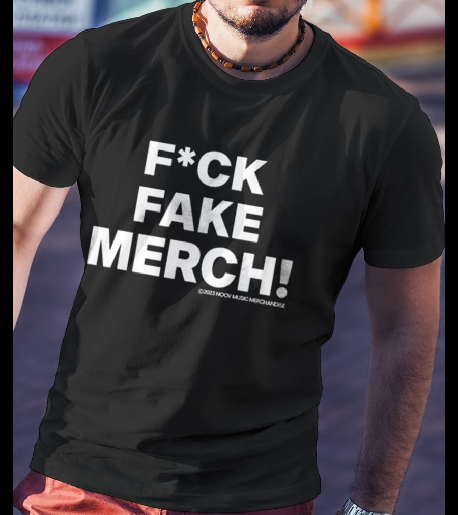 F*ck Fake Merch Noov Market T-Shirt