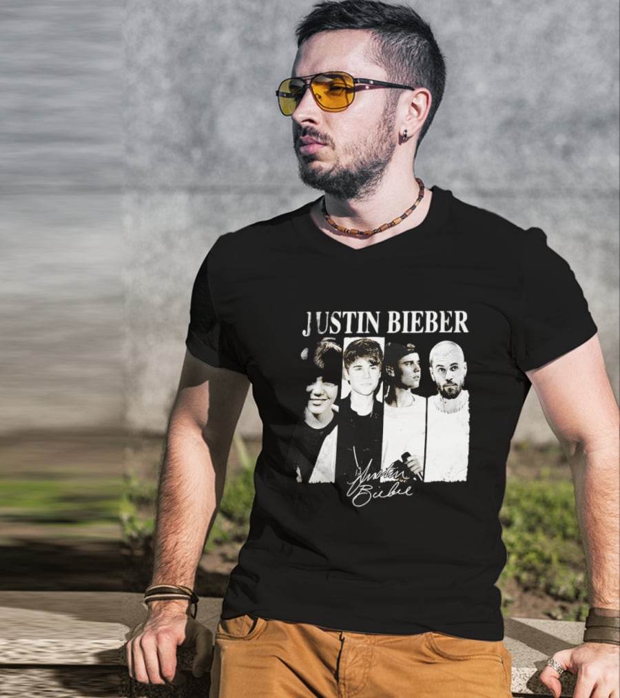 Justin Bieber Swag Evolution Signature Only Here T-Shirt