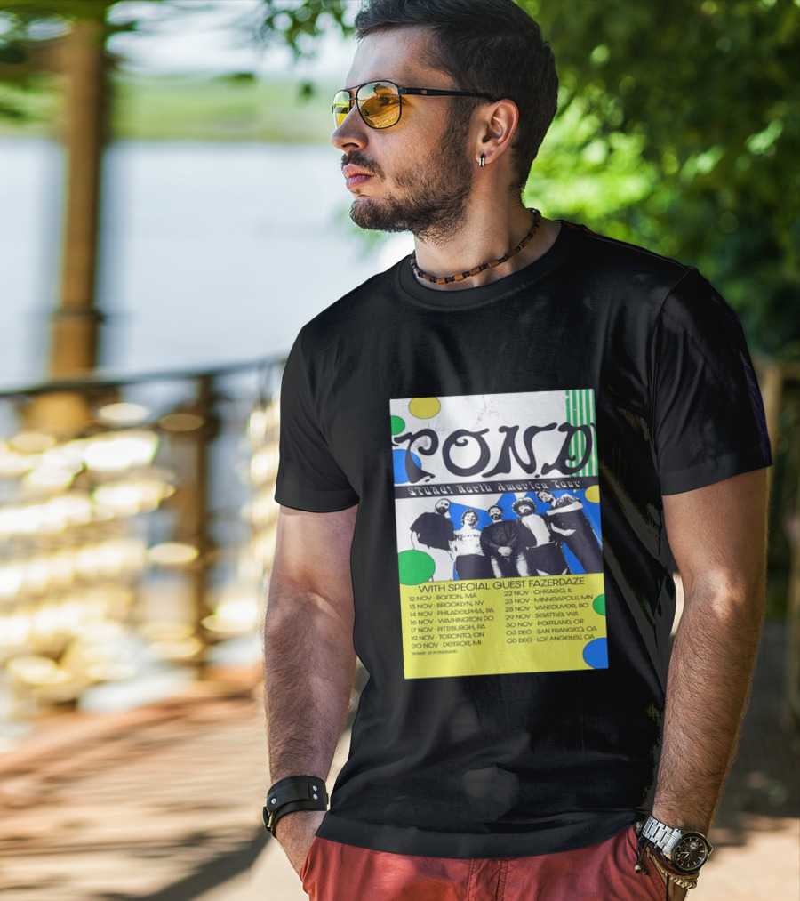 Pond Band Stunga North America Tour 2024 With Special Guest Fazerdaze T-Shirt