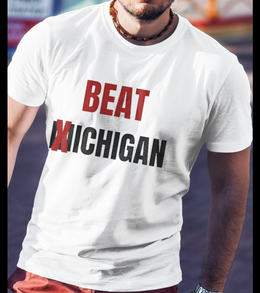 Beat Michigan Ohio State Buckeyes Football NCAA 2025 Rivalry Game T-Shirt